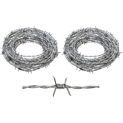 Anti Rust Anti Climb Fencing Farm Army 2.6mm Galvanized Razor Barbed Wire